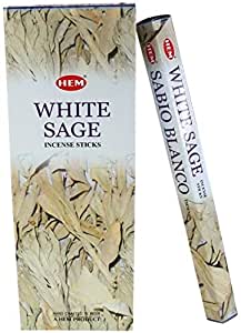 HEM White Sage Incense - HEX Packet 20 Sticks