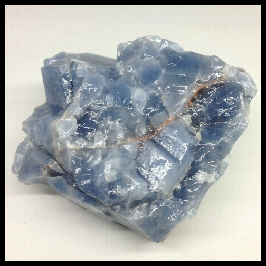 Blue Calcite Crystal Chunk - 8cm 272g
