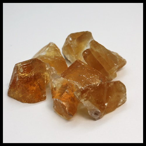 Honey Calcite Rough Crystal Chunks