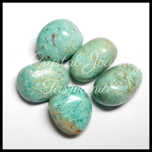 Turquoise Crystal Tumbled Stones