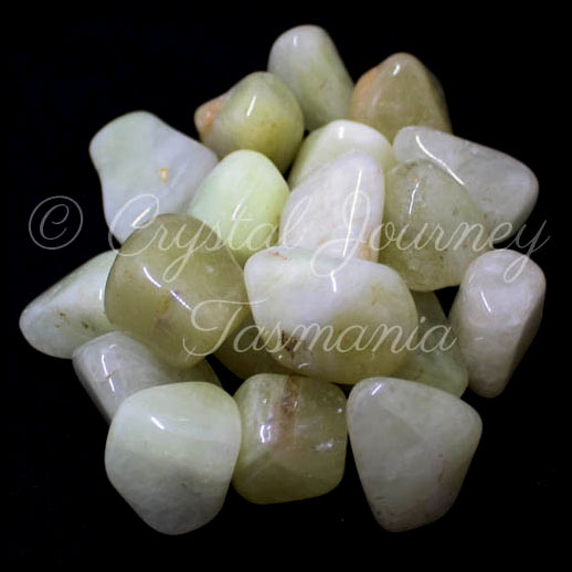 Sulphur Quartz Crystal Tumbled Stone