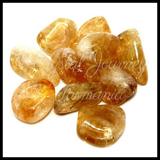 Citrine Crystal Tumbled Stone