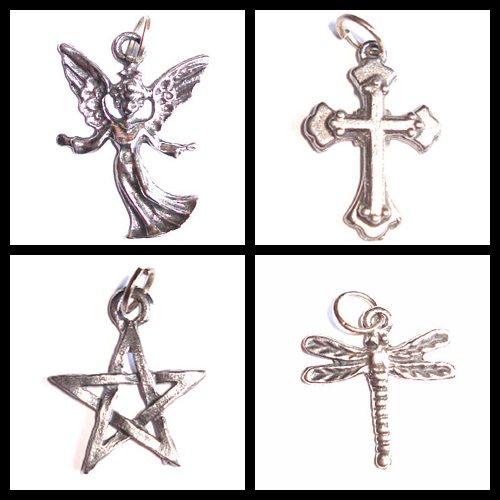 Pewter Charm Pendants